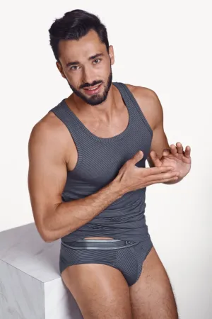 031006 ZEUS Men Undershirt - Graphite Gray