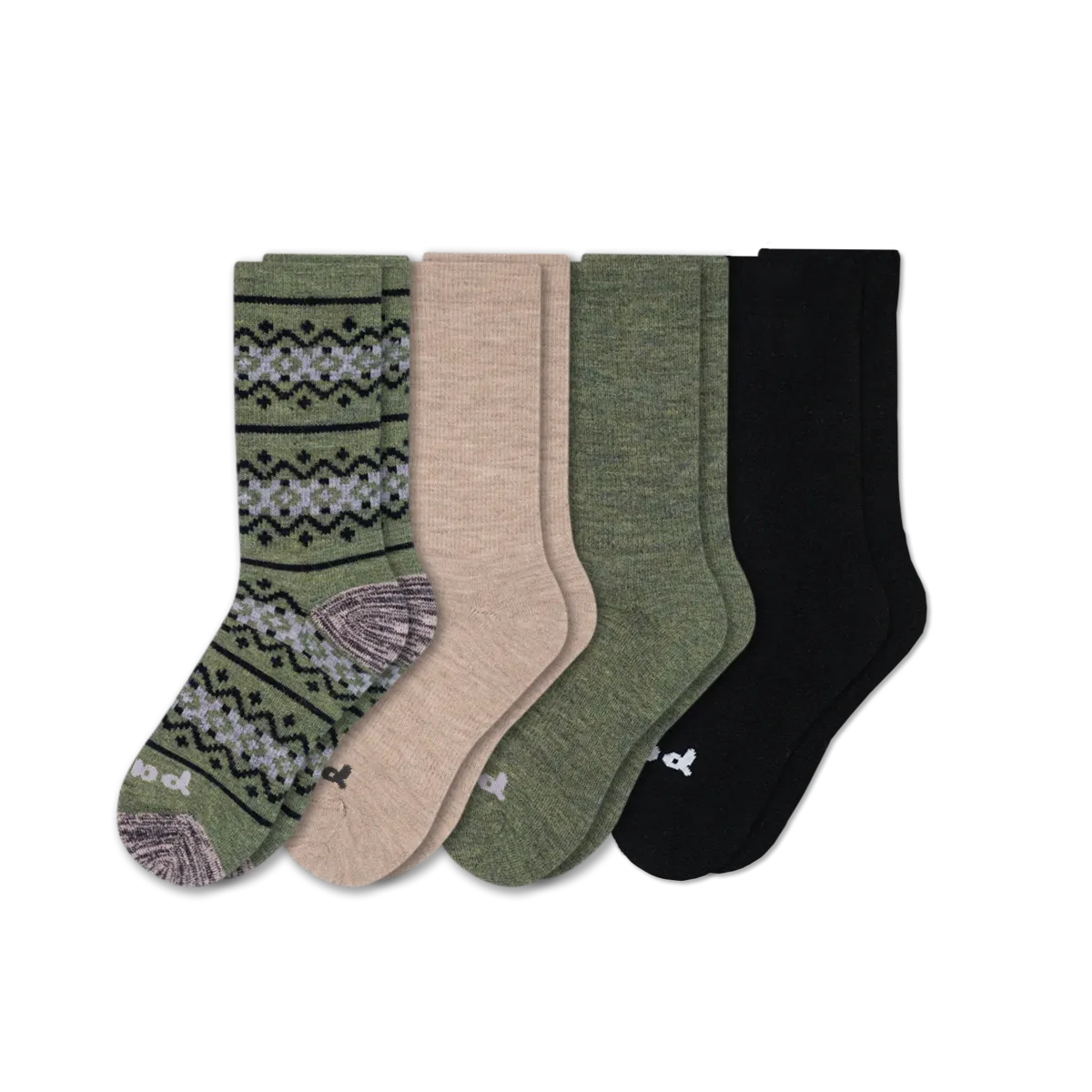 4 Pack - Men's Crew Pacas Socks