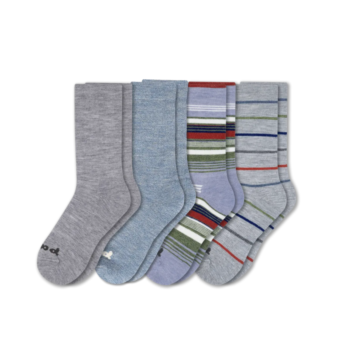 4 Pack - Men's Crew Pacas Socks