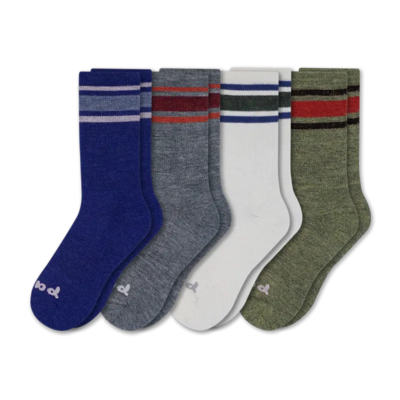 4 Pack - Men's Crew Pacas Socks