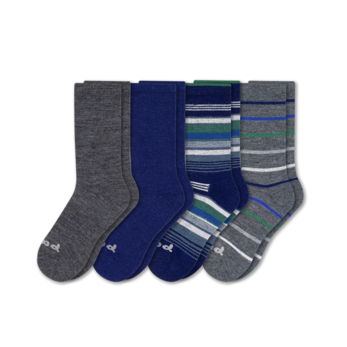 4 Pack - Men's Crew Pacas Socks