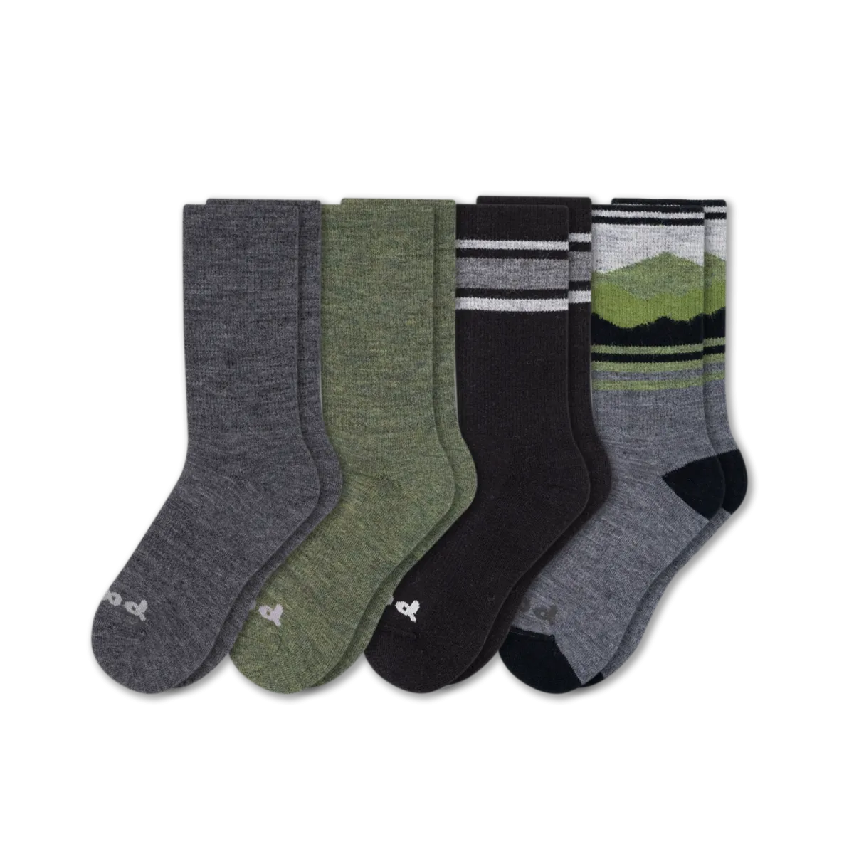 4 Pack - Men's Crew Pacas Socks