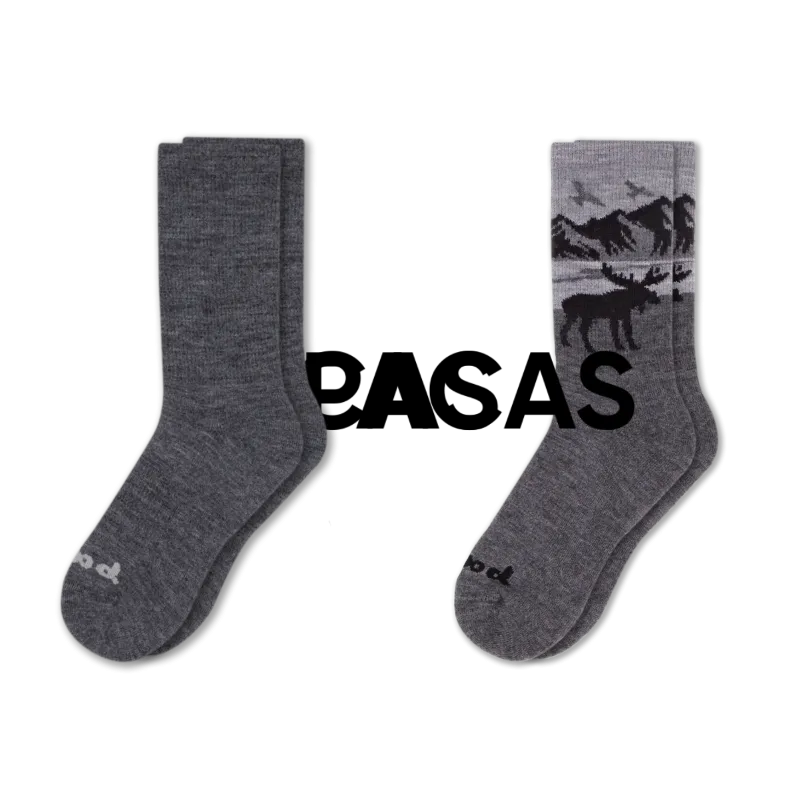 4 Pack - Men's Crew Pacas Socks