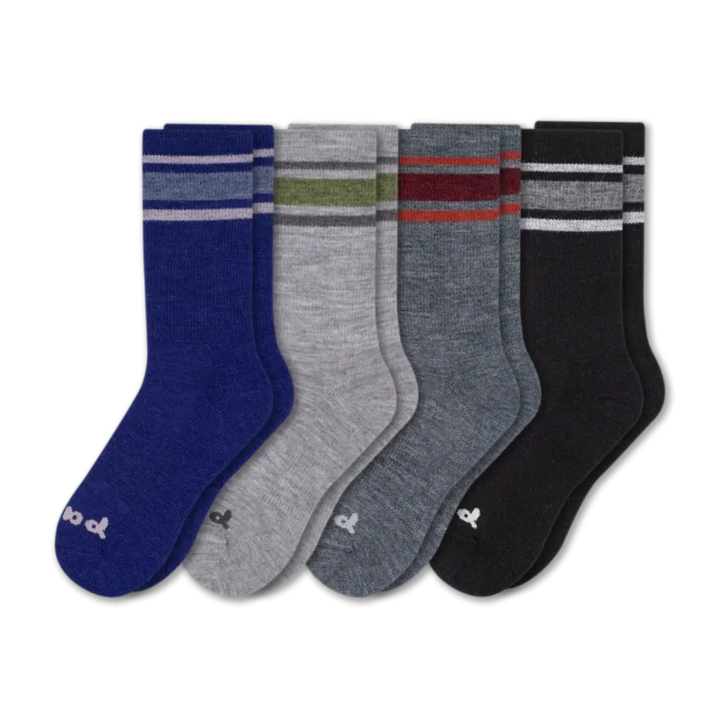 4 Pack - Men's Crew Pacas Socks