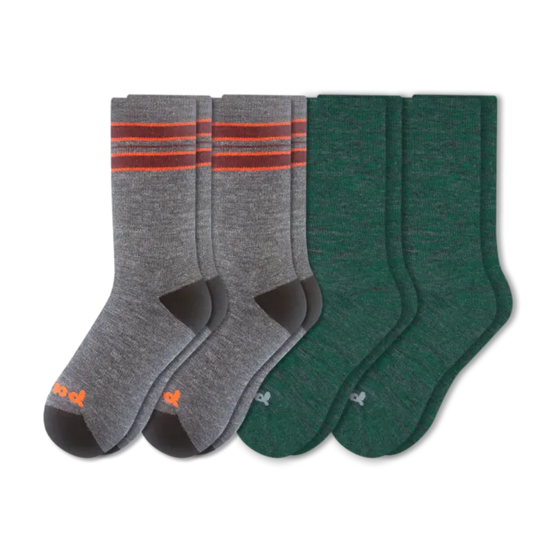 4 Pack - Men's Crew Pacas Socks