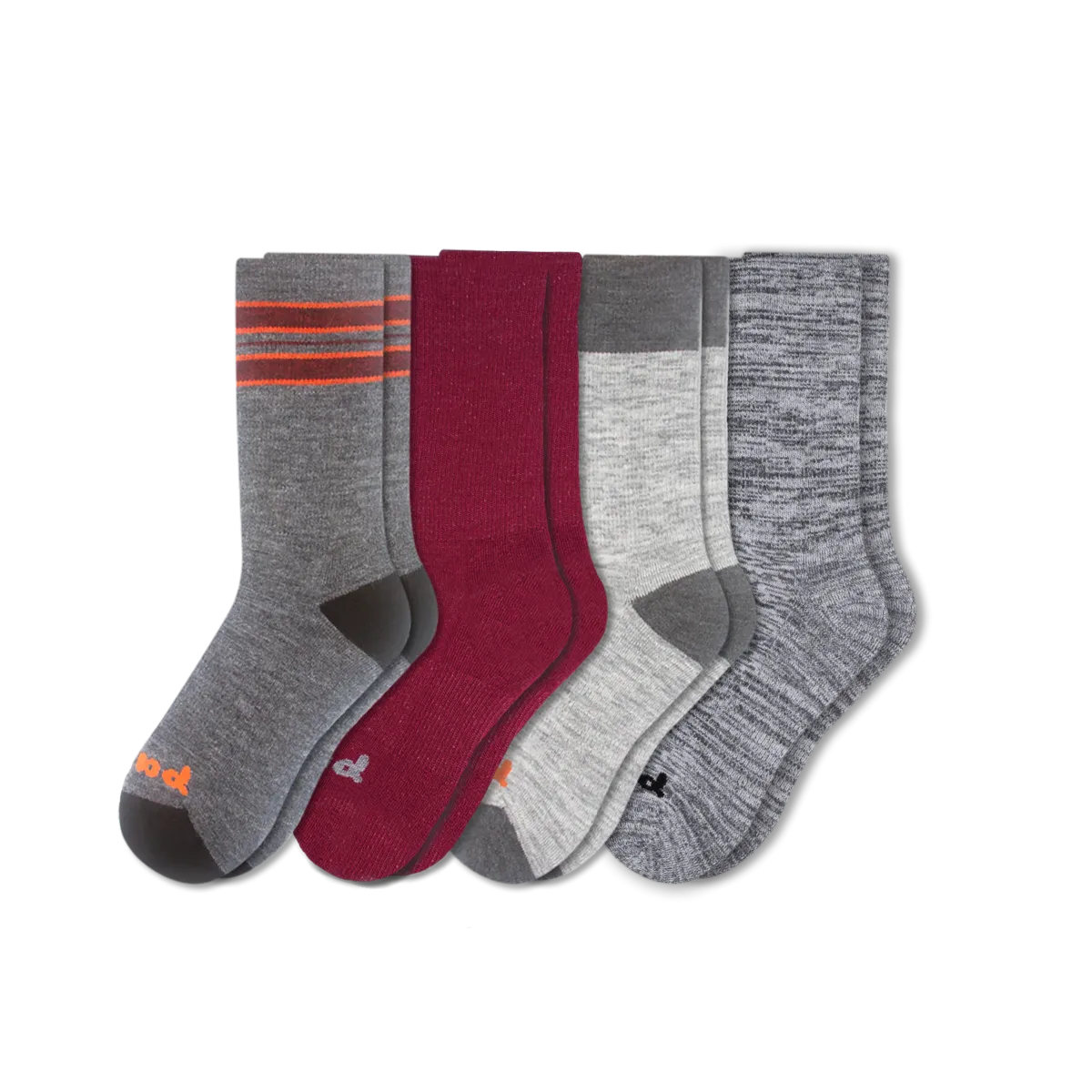 4 Pack - Men's Crew Pacas Socks