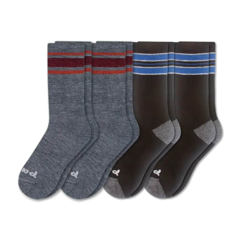 4 Pack - Men's Crew Pacas Socks