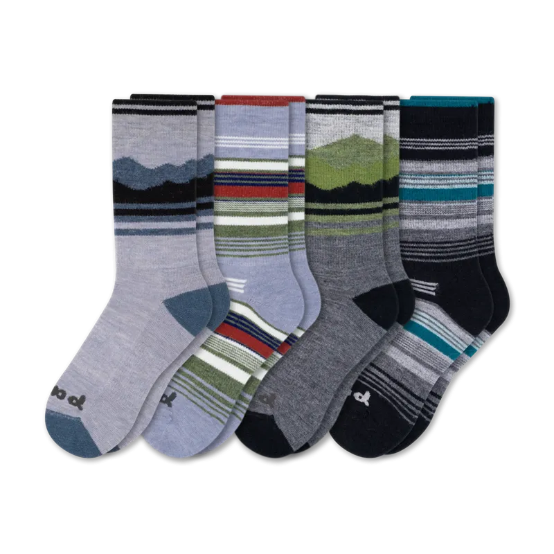 4 Pack - Men's Crew Pacas Socks
