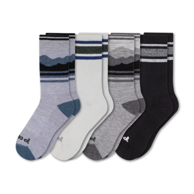 4 Pack - Men's Crew Pacas Socks