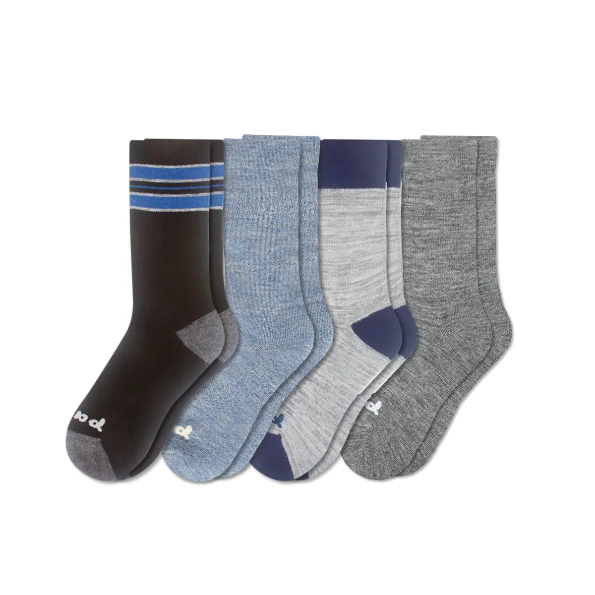 4 Pack - Men's Crew Pacas Socks