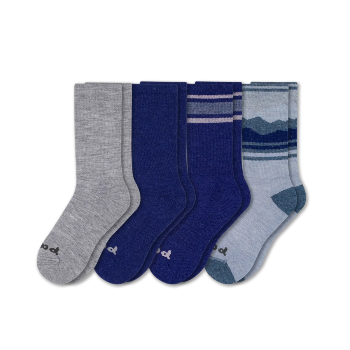 4 Pack - Men's Crew Pacas Socks