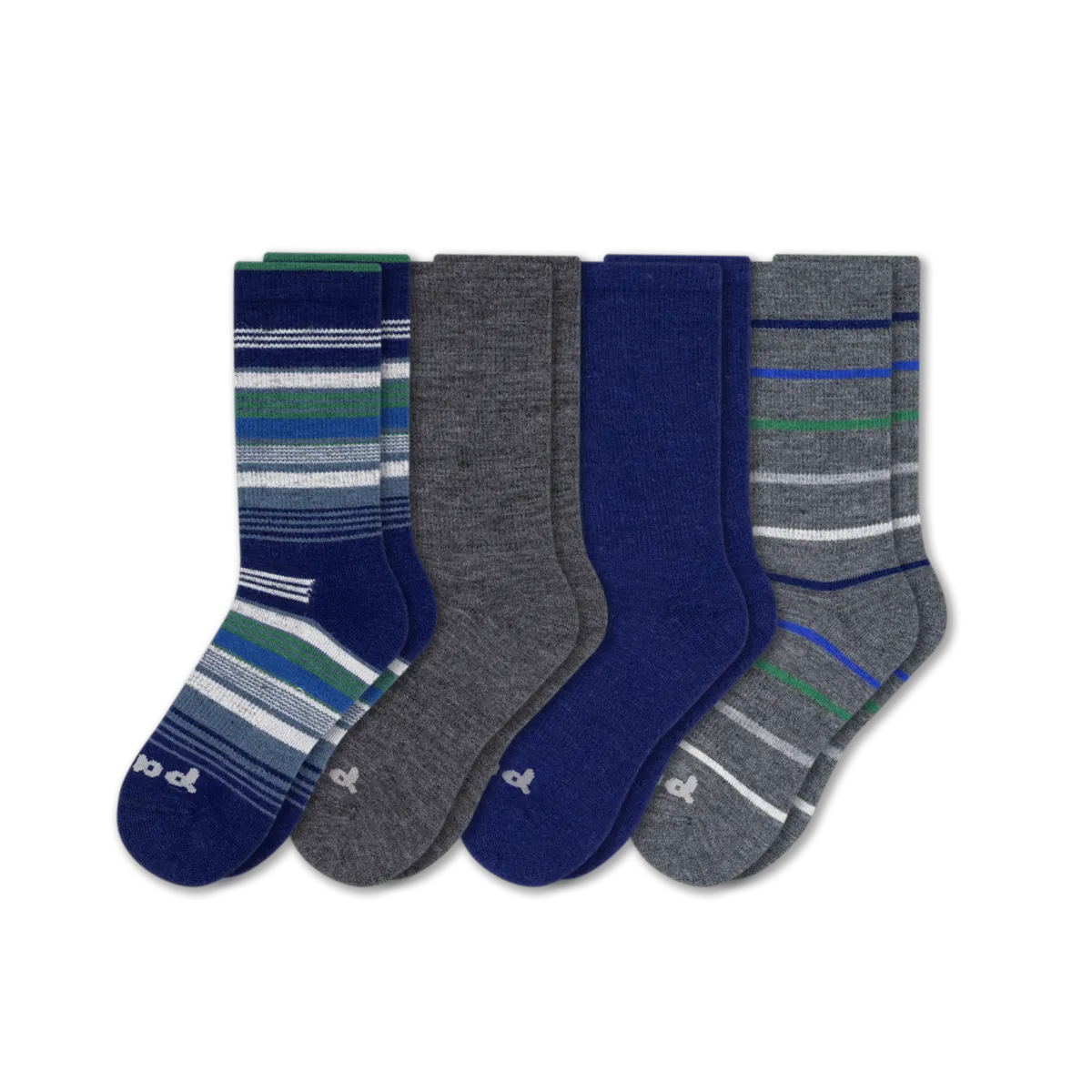4 Pack - Men's Crew Pacas Socks