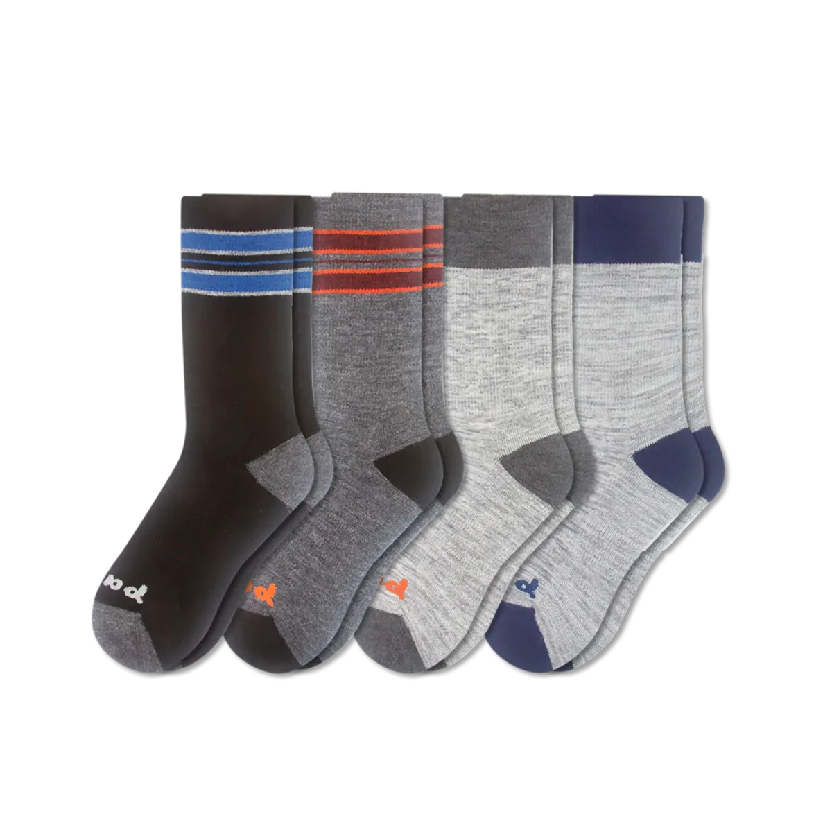 4 Pack - Men's Crew Pacas Socks