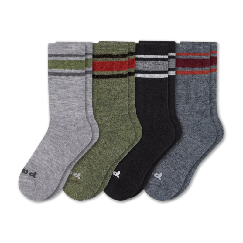 4 Pack - Men's Crew Pacas Socks