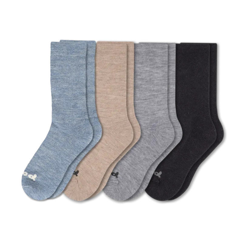 4 Pack - Men's Crew Pacas Socks