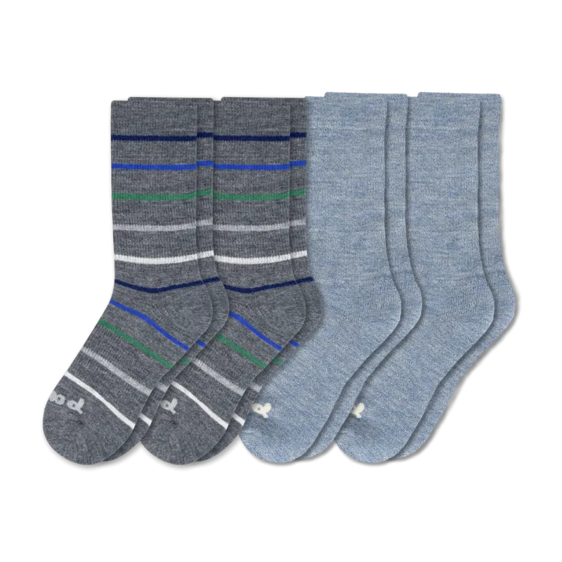 4 Pack - Men's Crew Pacas Socks