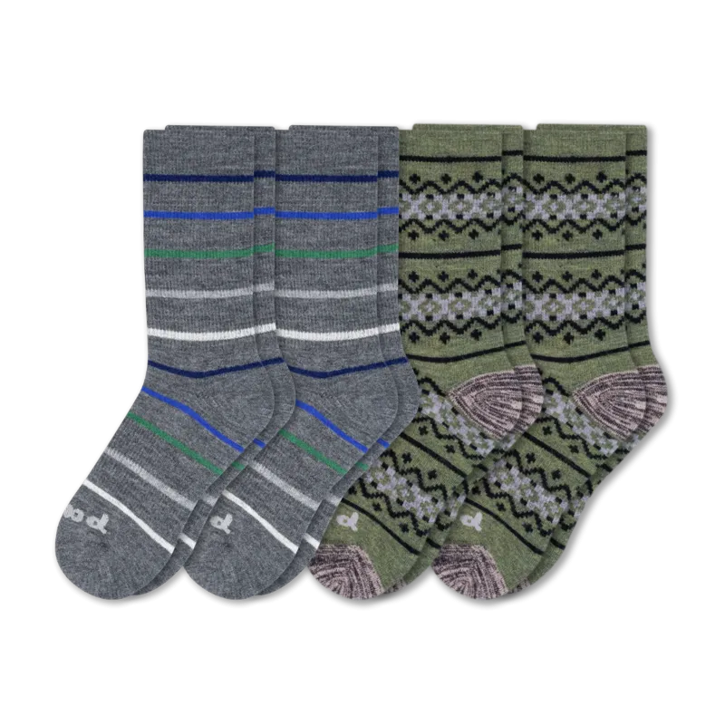 4 Pack - Men's Crew Pacas Socks