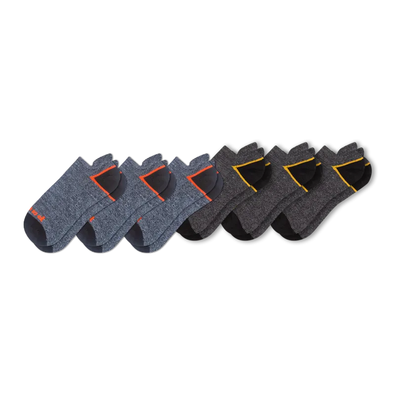 6 Pack - Men's Low Cut Pacas Socks