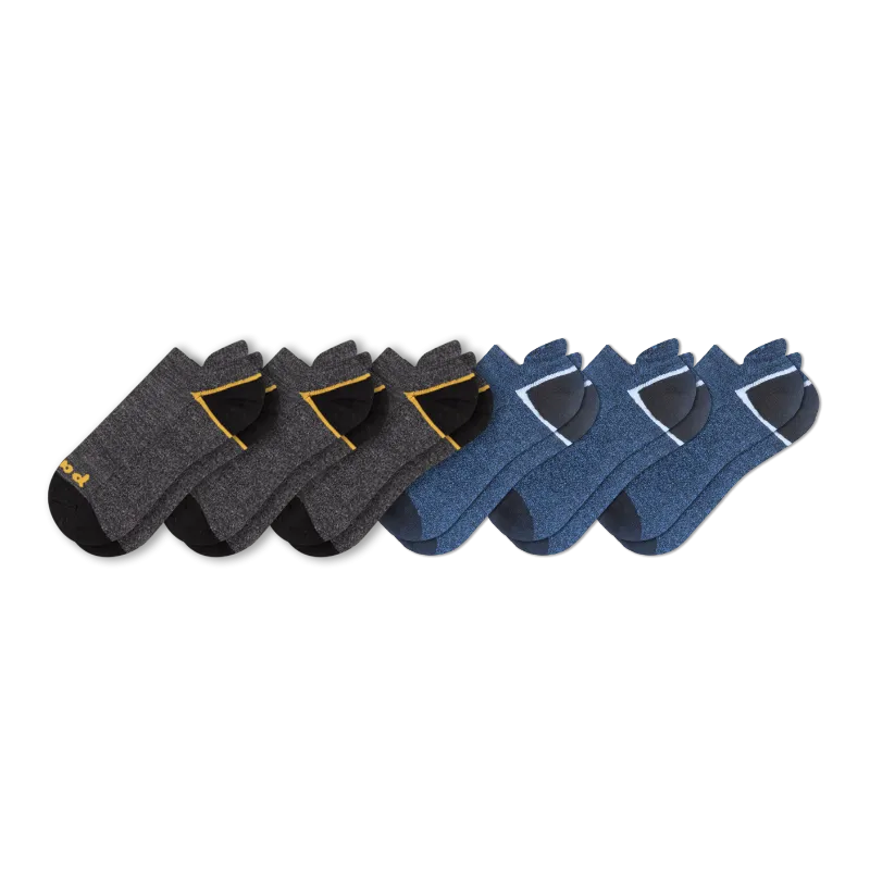 6 Pack - Men's Low Cut Pacas Socks