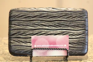 ADO | Black Soft Faux Leather Clutch Wallet