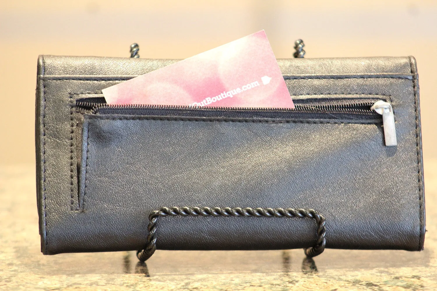 ADO | Peace Trifold Wallet Black