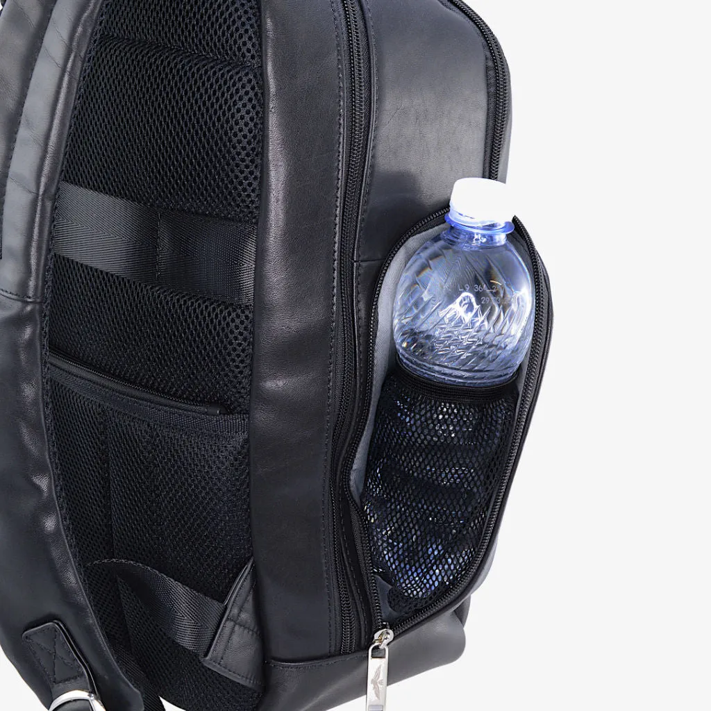 Air Force Military Backpack PC leather in leather Thunder AM464-NE line