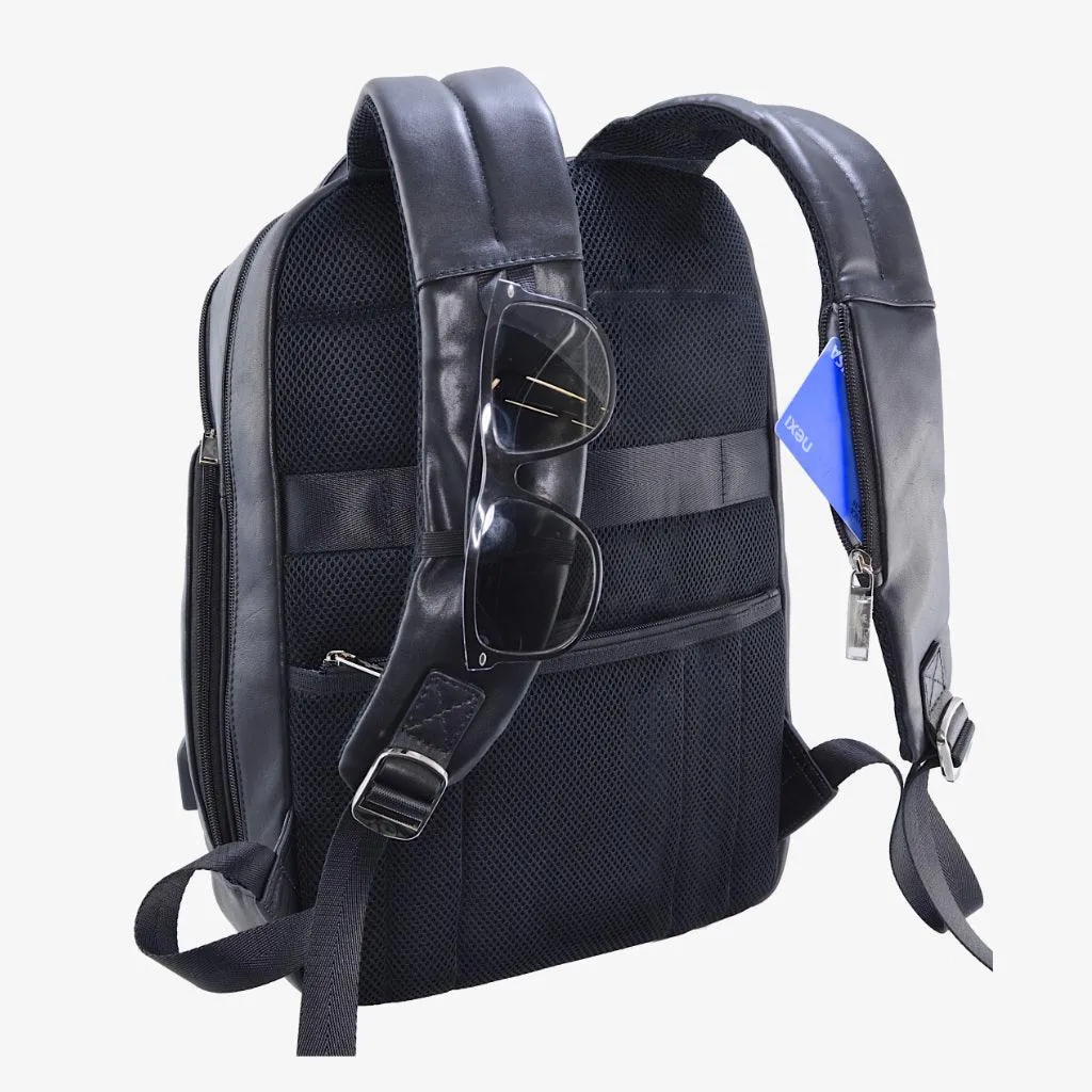 Air Force Military Backpack PC leather in leather Thunder AM464-NE line