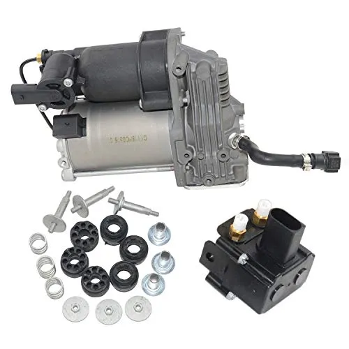 Air Suspension Compressor Pump with Valve 37206789938 37206799419 for X5 (E70) 07-13 X6 E71 E72 08-14