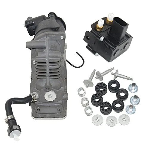 Air Suspension Compressor Pump with Valve 37206789938 37206799419 for X5 (E70) 07-13 X6 E71 E72 08-14