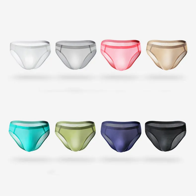 Amazingly Comfy  Ice Silk  Lightweight Pouch Brief
