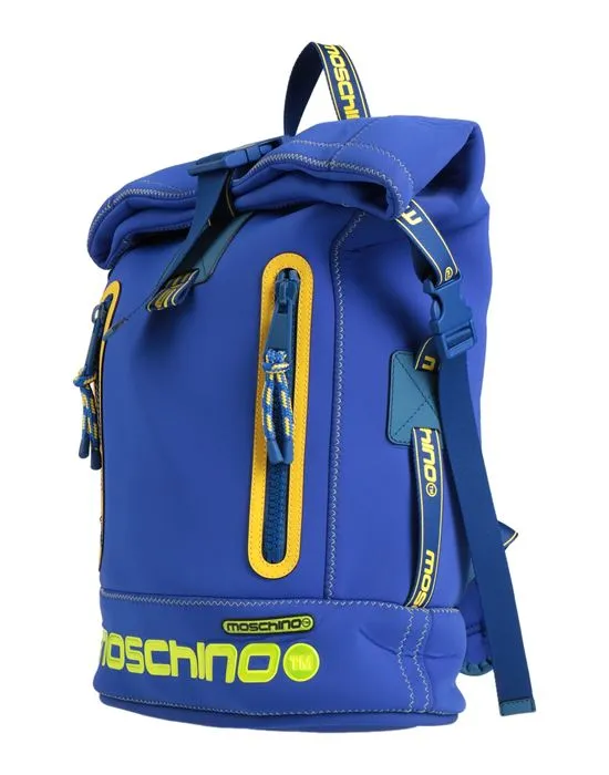 Backpack MOSCHINO, bright blue