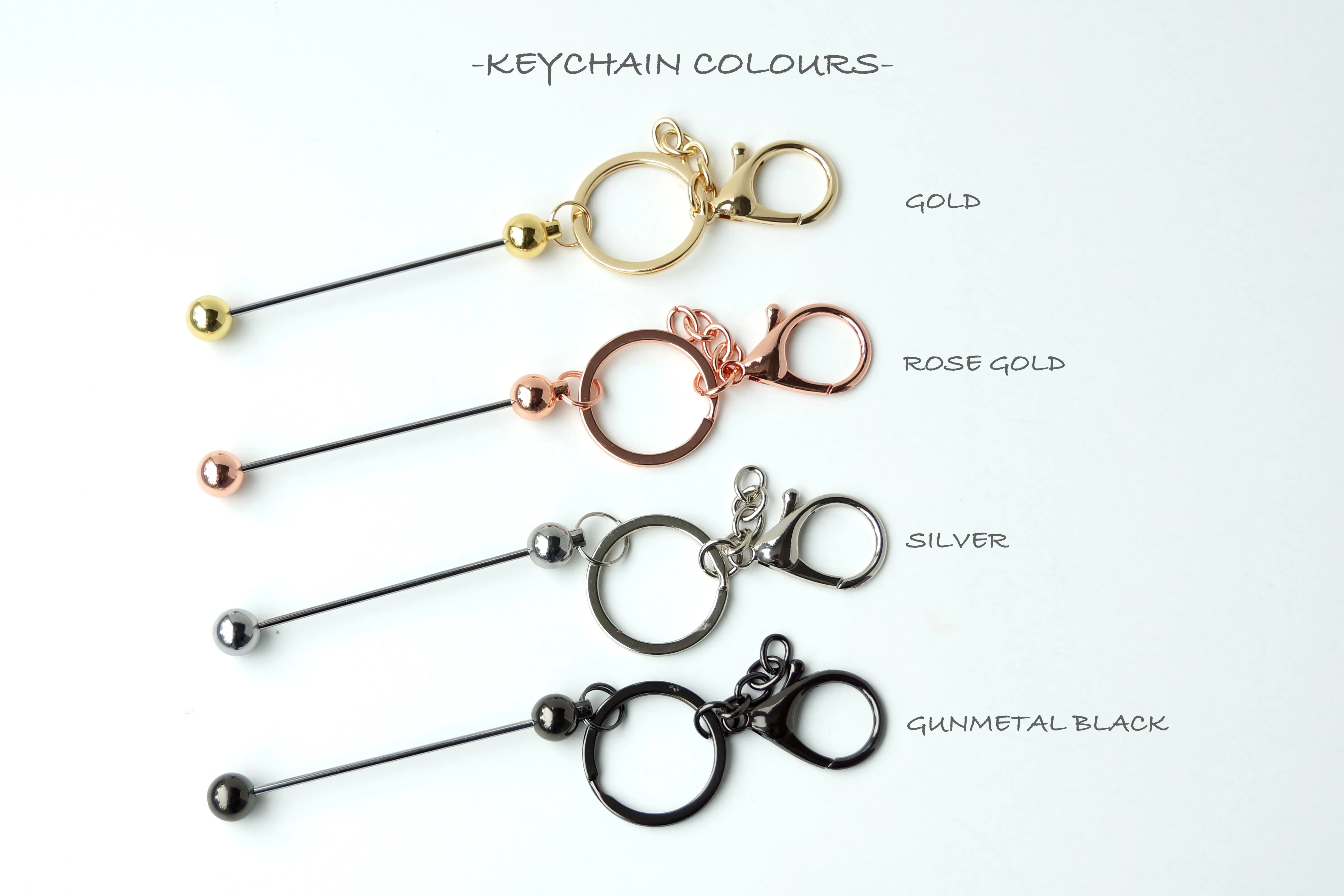 Beadable Keychain