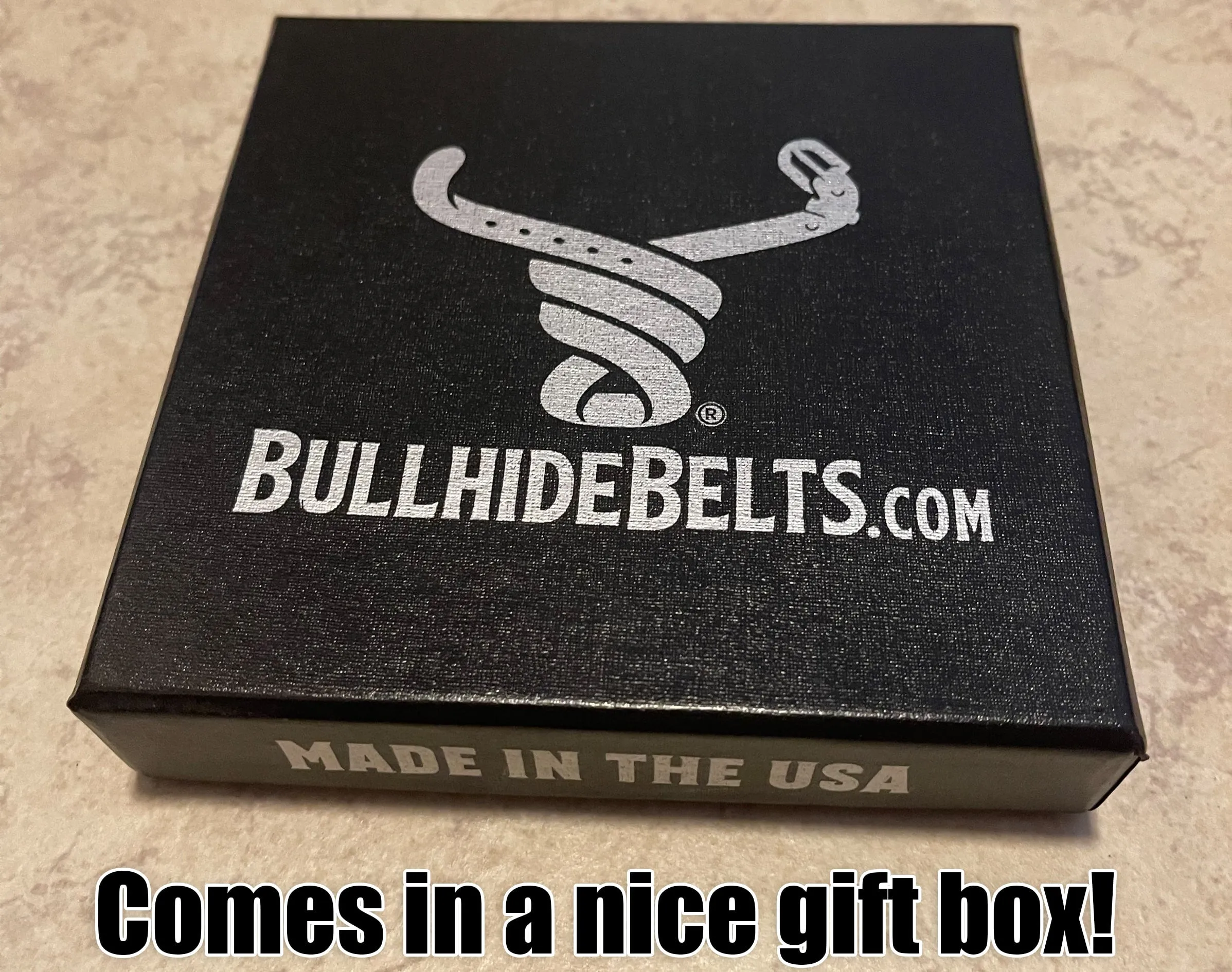 Black American Bison Trifold Wallet