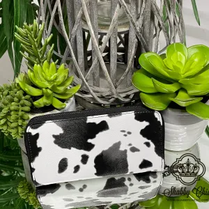 Black and White CowPrint Wallet