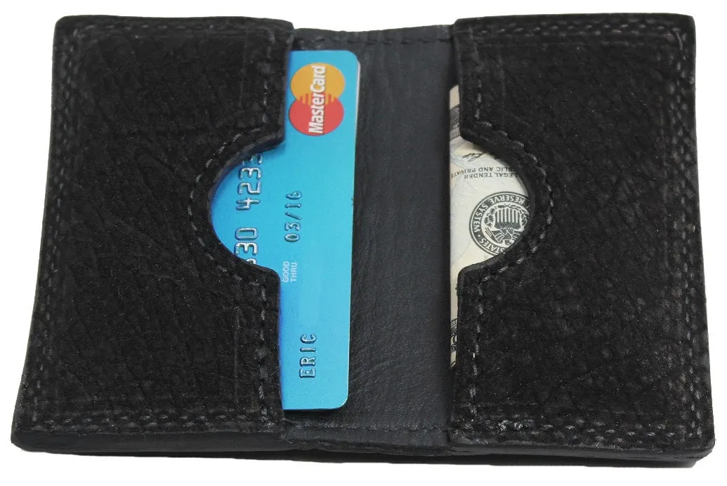 Black Hippopotamus Credit Card & Business Card Wallet