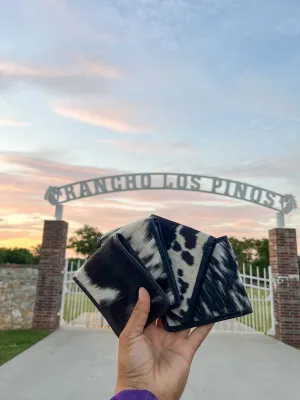 Black Leather   Cowhide Wallet