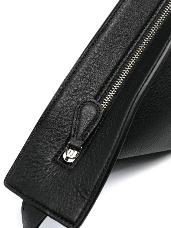 Black Leather Sling bag