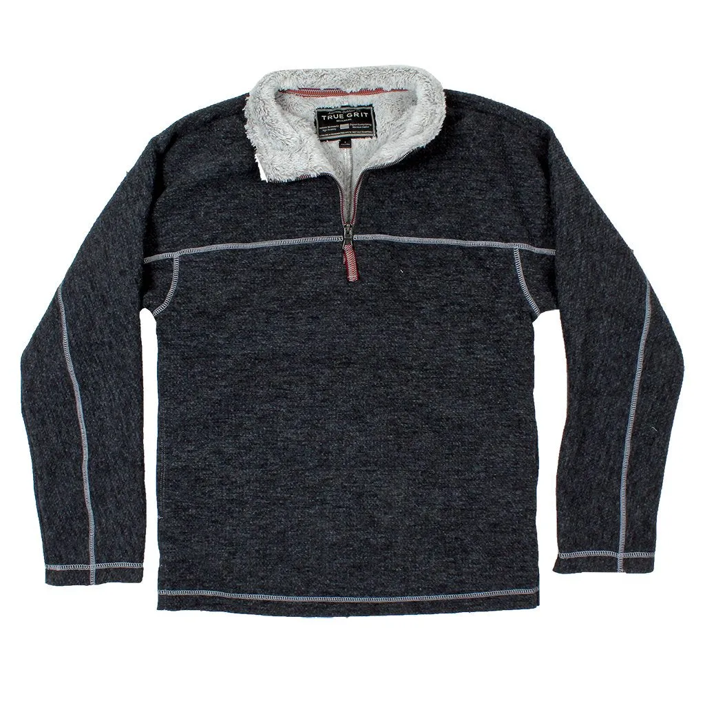 Bonded Sweater Knit 1/4 Zip Pullover