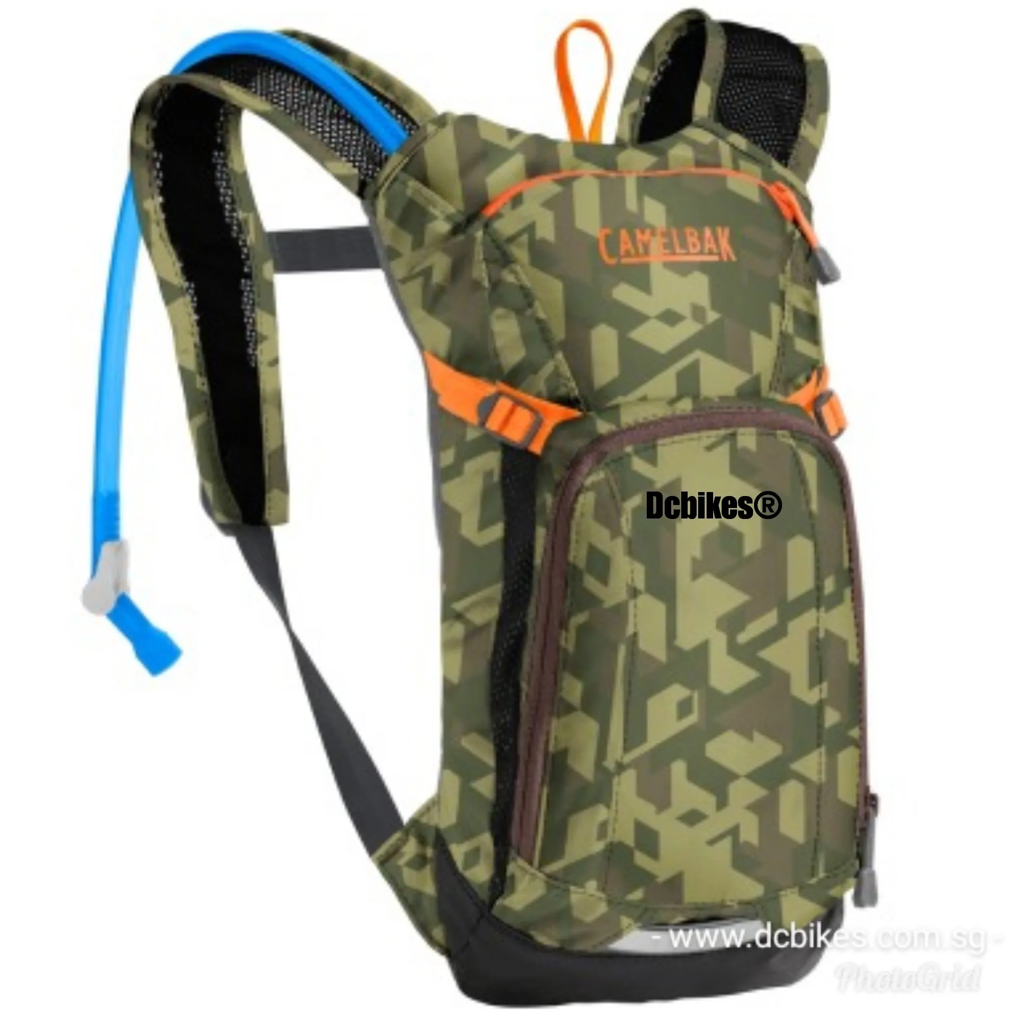 Camelbak 1.5 Liters Black/Green Camouflage Youth Junior Hydration Back Pack