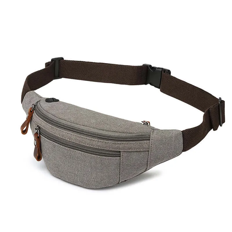 Canvas Bum Bag – Vintage Crossbody Waist Bag
