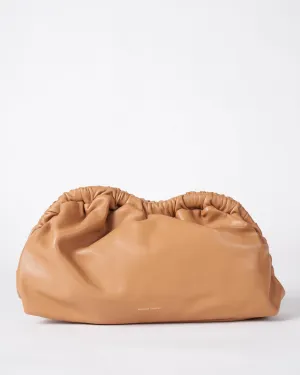 cloud clutch - caramel