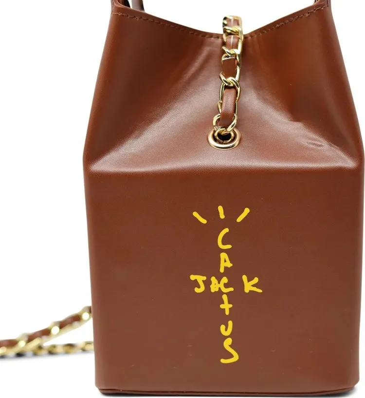 Clutch bag Cactus Jack by Travis Scott x McDonalds Smile Clutch Brown, brown