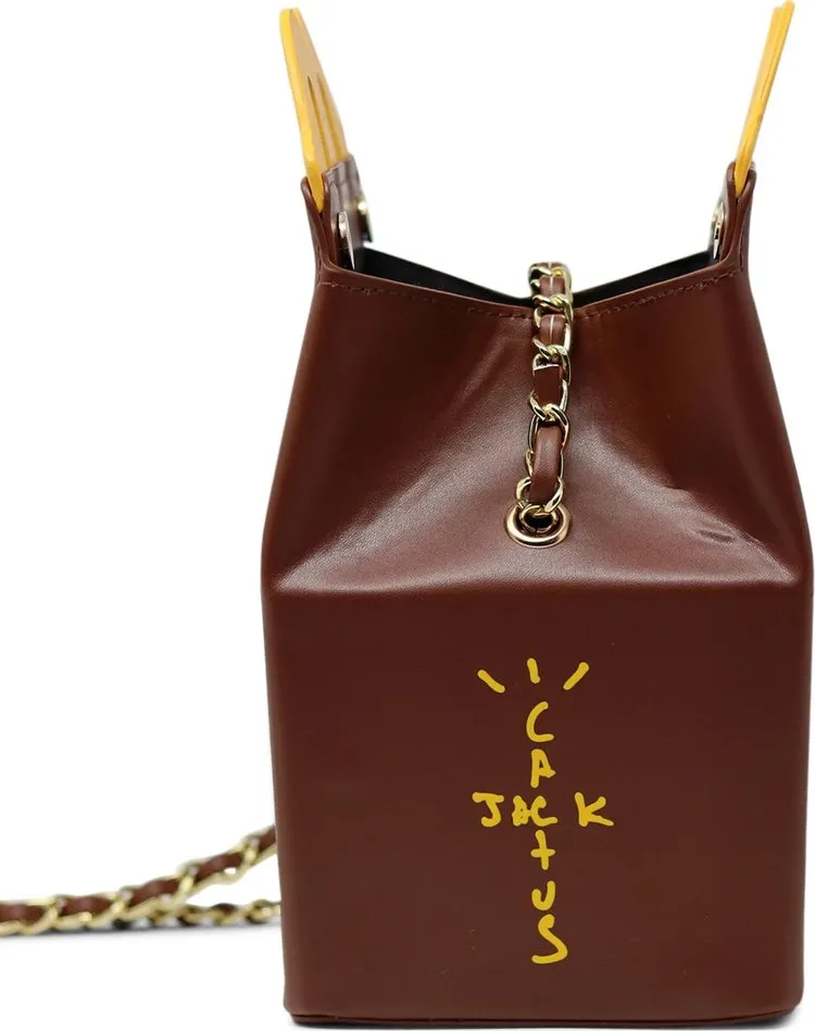 Clutch bag Cactus Jack by Travis Scott x McDonalds Smile Clutch Brown, brown