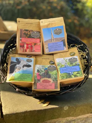 Coffee Lovers Gift Box - Coffee Explorer Set of 5 White Rose Coffee Roasters Special Blends (5 x 250g)