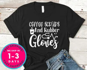 Coffee Scrubs And Rubber Gloves