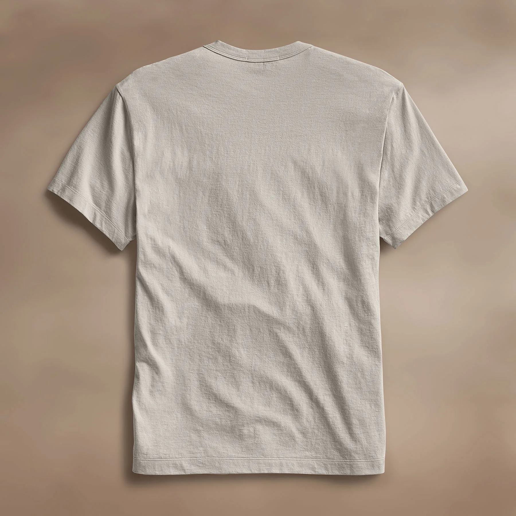 Cotton Linen Pocket Tee - Salt
