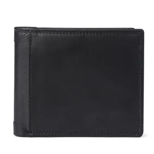 Cow Leather Men Wallets with Coin Pocket Vintage Male Purse