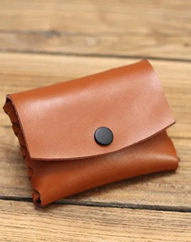 Cute Leather Card Holders Women Coin Wallets Handmade Card Wallet For Women