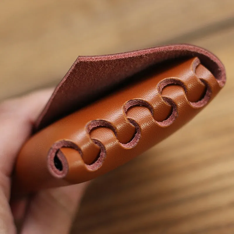 Cute Leather Card Holders Women Coin Wallets Handmade Card Wallet For Women