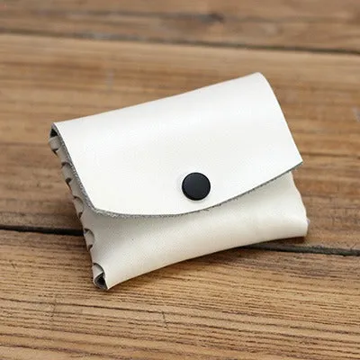 Cute Leather Card Holders Women Coin Wallets Handmade Card Wallet For Women